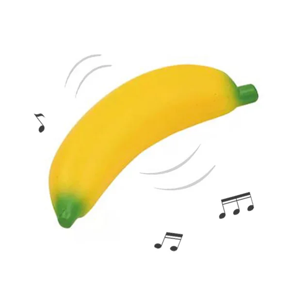 Banana Maracas Shaker Children Musical Fruit Shaker Manufacturer, OEM, 14cm