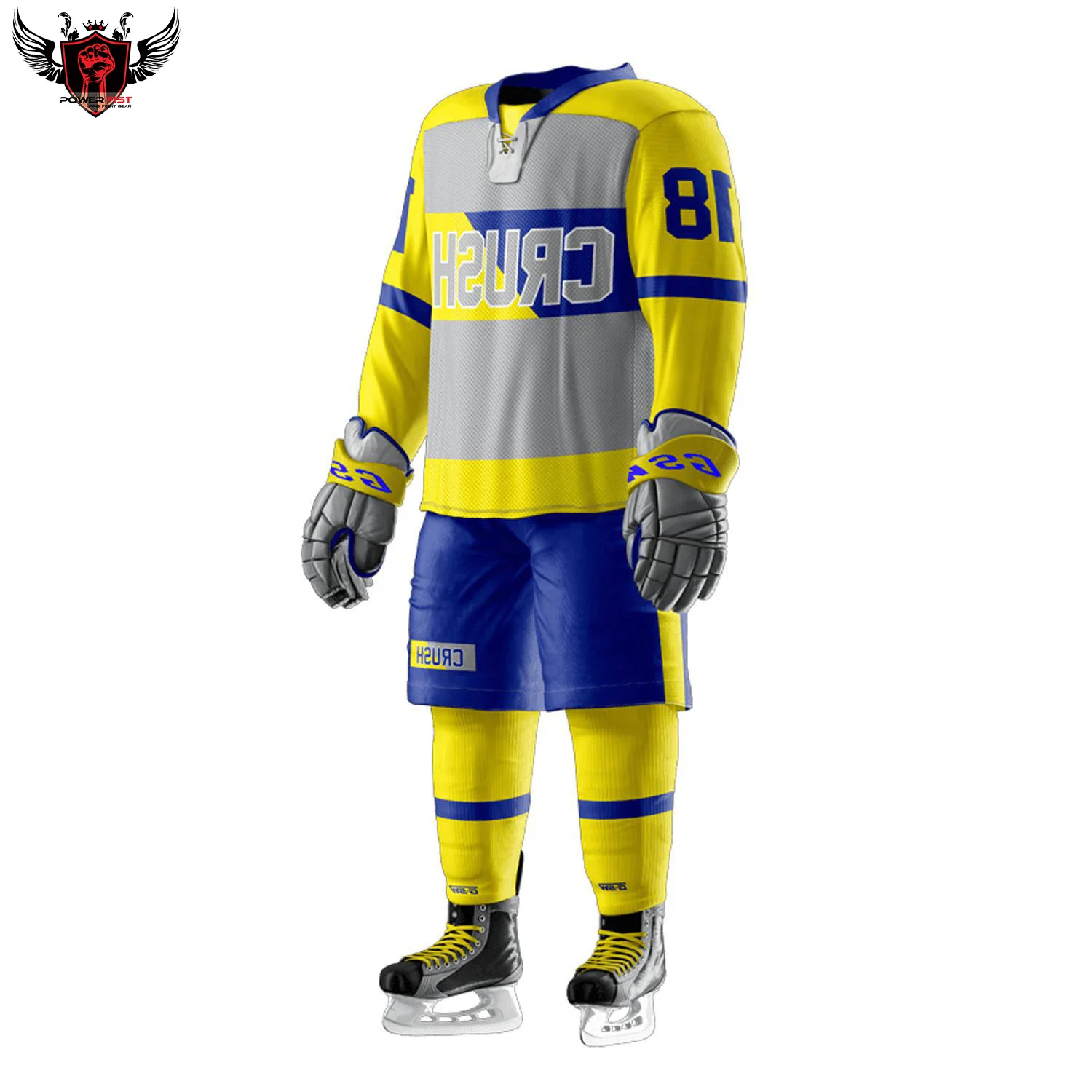 2022 New Men Cool ice Hockey uniform including Jersey Socks & Full Uniform Set Low Price