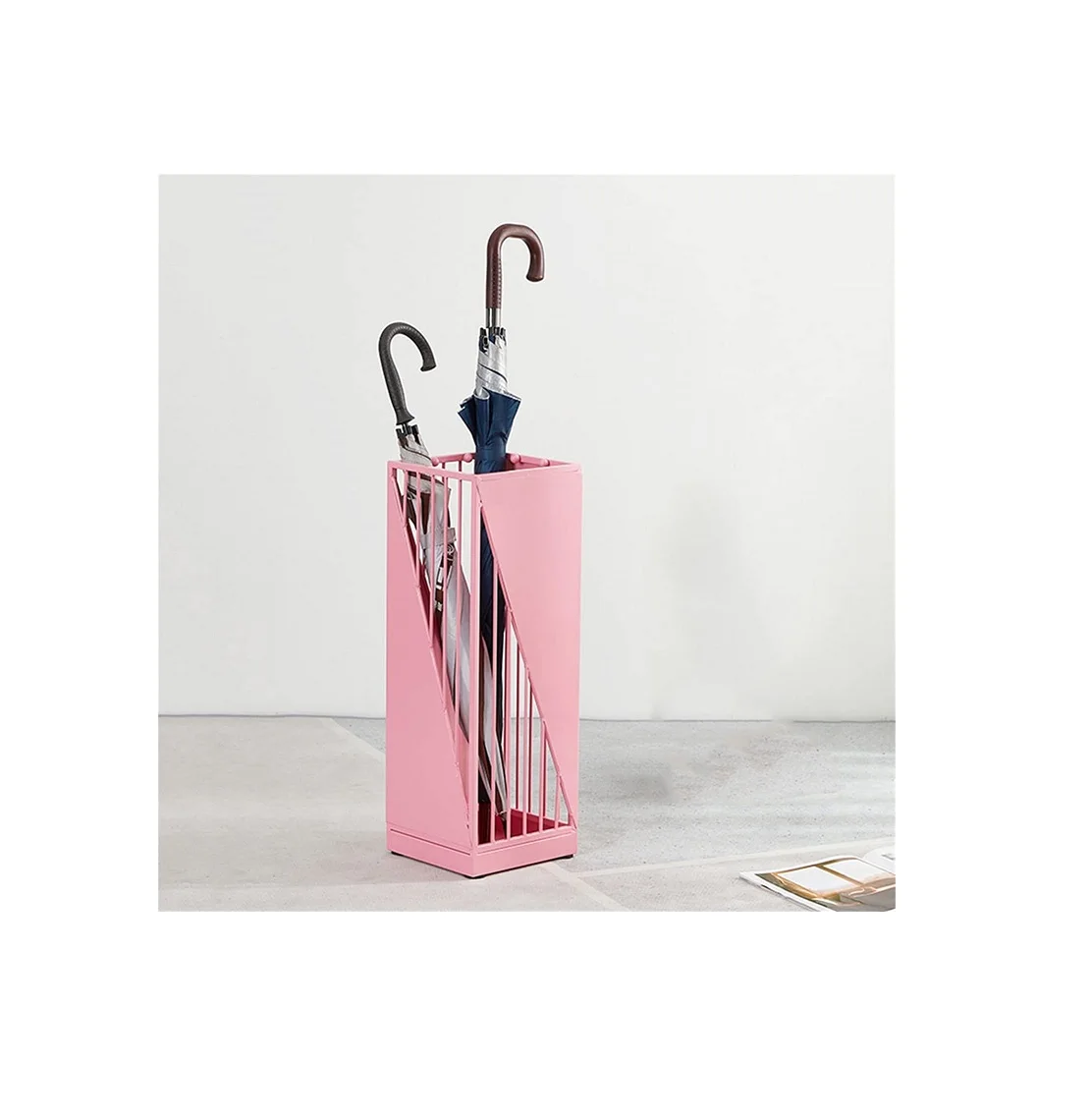 Industrial Design Umbrella Stand 3 Compartment Display Holder Rack Umbrella Stand Made in India Export Quality Bulk Quantity Han