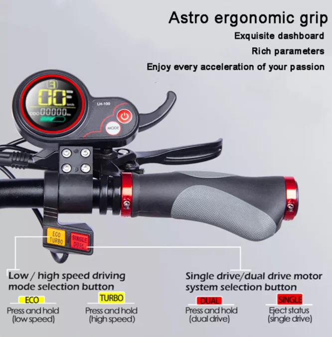 Моторный Скутер Dokma с быстрой скоростью 3200 Вт 60 в