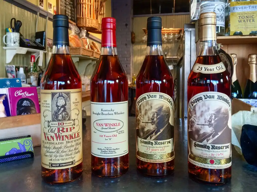 20 Year Old Family Reserve Bourbon 750ml bottle /  pappy van winkle 23 price