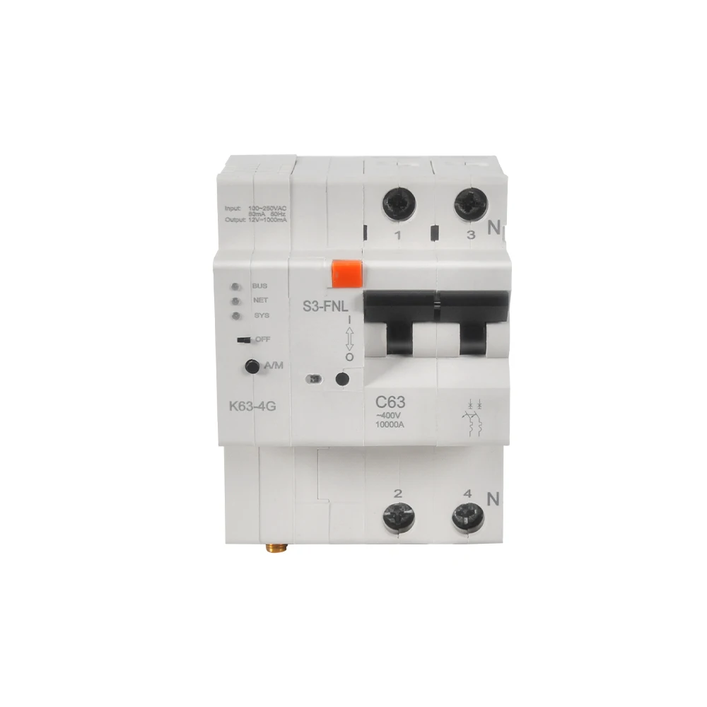 Smart MCB 2P 16A/32A/63A/80A защита от утечки перегрева перенапряжения электрооборудование