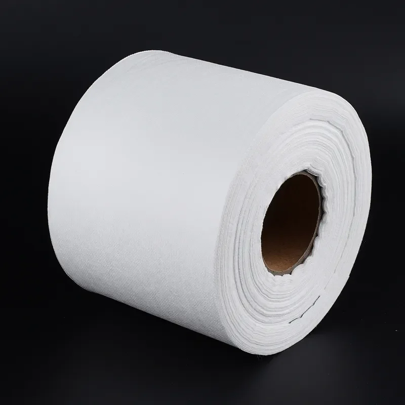 Cheap factory wholesale PLA spunlace Nonwoven For disposable baby diapers wet towels 100% cotton  for wet tissue dry tissue