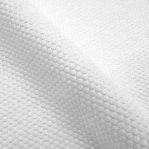 Small Dots Pearl Pattern Polyester Nonwoven Fabric Roll Good Embossed Spunlace Fabric Pet Raw Materials For Dry Wet Wipes