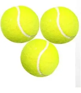 Lightweight and Durable Bouncer Rubber Cricket Tennis Ball Green Color Rubber Ball in Pack of 6 perfect for Cricket Training