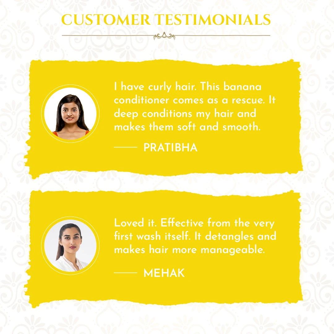 Buy Aloevera & Bhringraj Made Banana Conditioner For Smooth Shine and Dry Frizzy Hair Chemical Free Conditioner