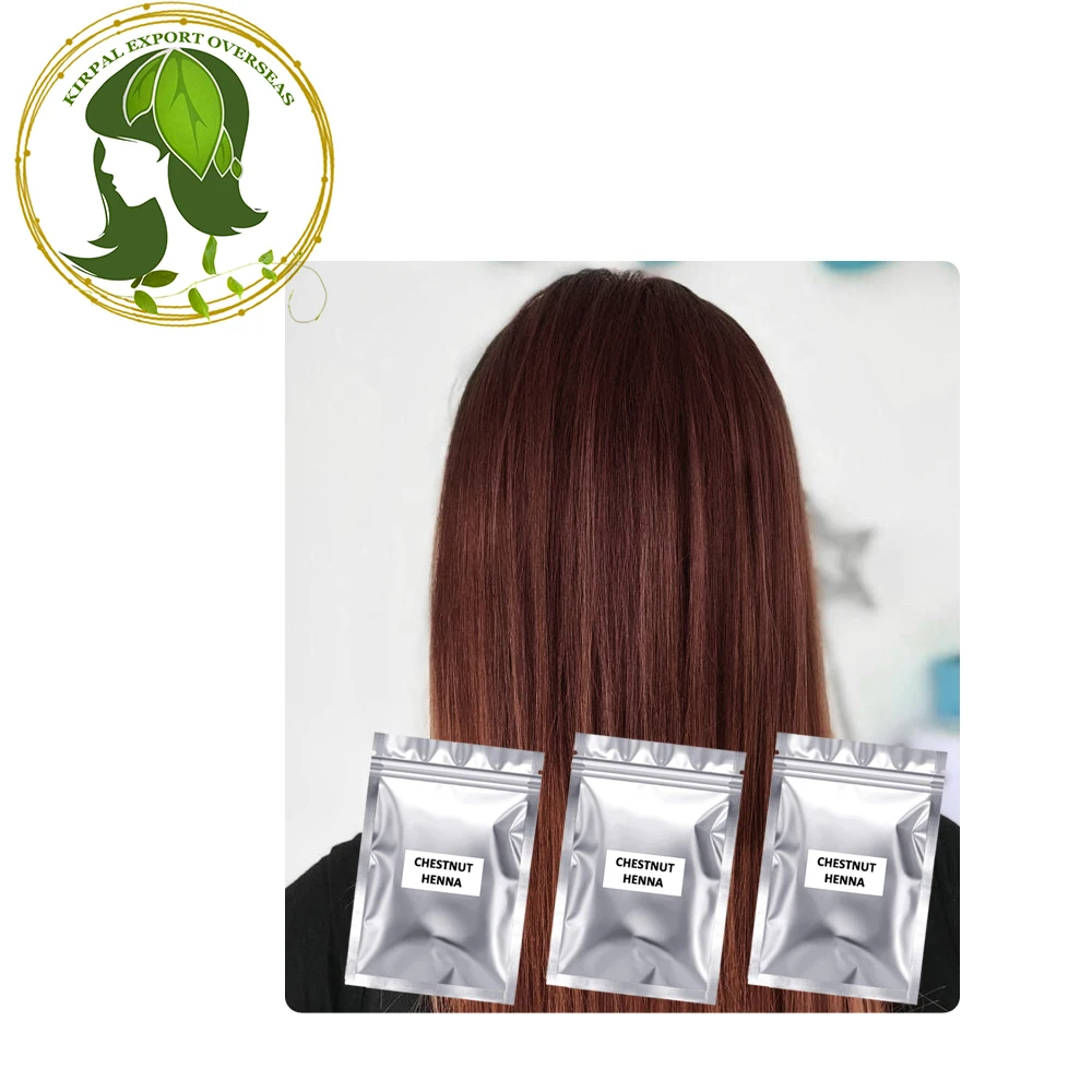 Natural Quality Sojat Rajasthani Indian Henna Chestnut Hair Powder Brands for Silky Hairs At Good Price