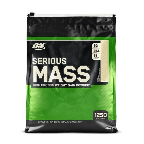 12 Lbs Optimum Nutrition Serious Mass Weight Gainer Protein Powder