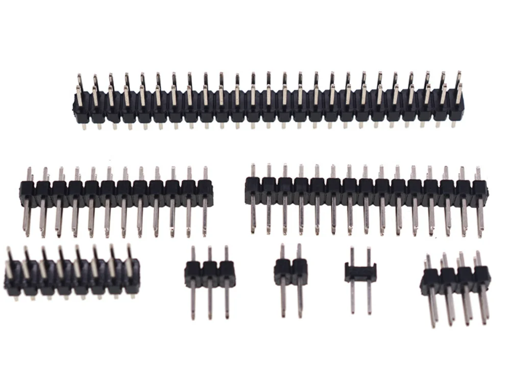 JEO male female 40pin connector round 2.54mm pitch pin header Double row connector