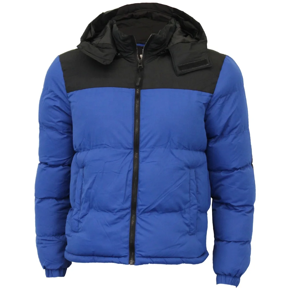 Mens Bubble Jacket Coat Hoodie Quilted Padded Winter Fashion New Men Puffer Shiny Jacket Warm Padding Wholesale Bubble Bomber