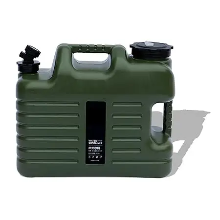 Best one Water Storage Tank with Faucet Water Container for Picnic Hiking Green 18.5L| Outdoor Sports Water Bottles & Hydration