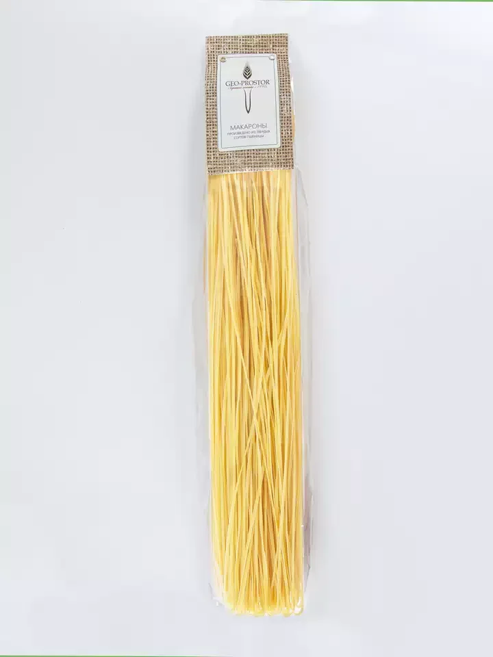 Transparent Bag Packaging High Quality EAC Certification Food Grade Pasta Durum Flour Linguine Spaghetti