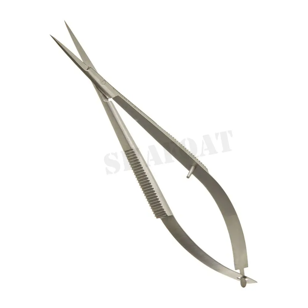 Stainless Steel Dental Surgical Castroviejo Needle Holder 18 CM Straight Curved