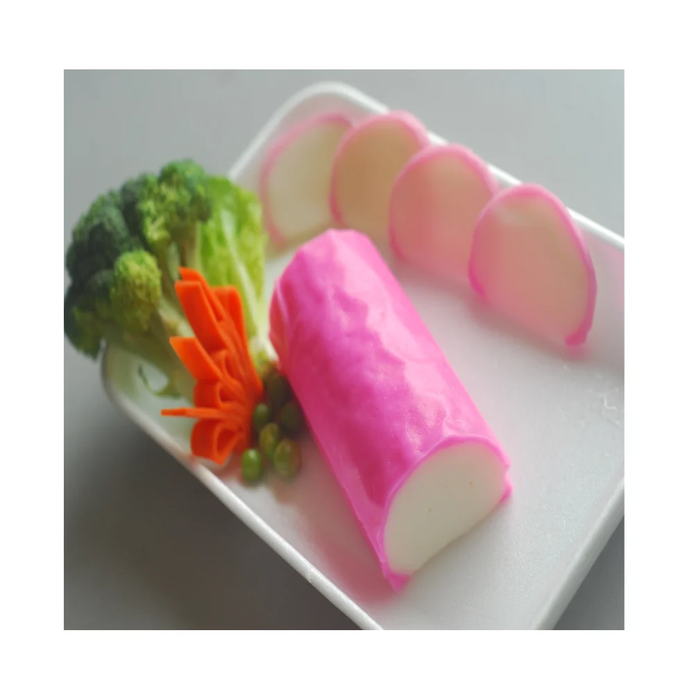 HACCP Ready to cook food Surimi based Frozen AKA KAMABOKO FISH CAKE Vacuum pack 160g Vietnam factory Hotpot Ramen topping