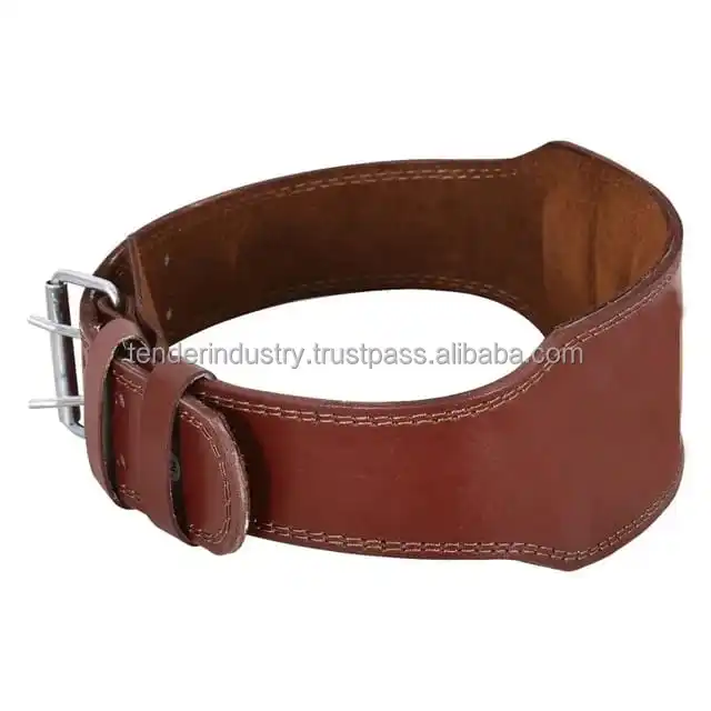 Tender Industry Power Lifting Belt Genuine Leather Power Heavy Duty Weight Lifting Bodybuilding Belt