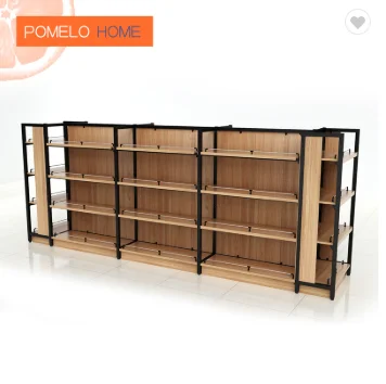 Pomelohome grocery equipment display wire top stock supermarket shelves for fabric