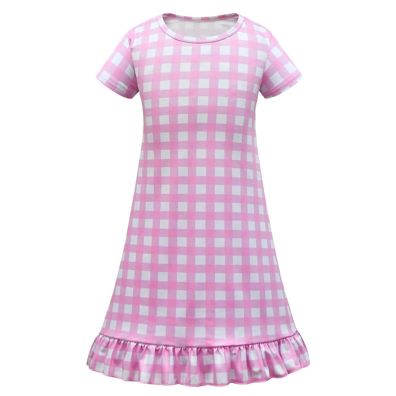 2022 Wholesale girls silk milk alsa princess gown night dress Kids sleepwear pajama