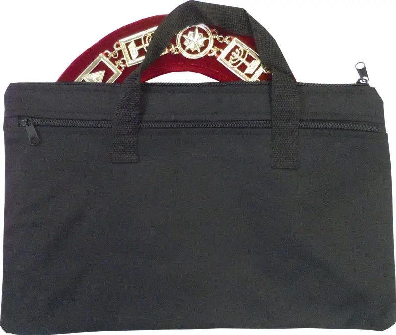 Masonic Regalia Apron Briefcase With Yellow Square Compass High Quality Masonic Cases high quality case different size pockets