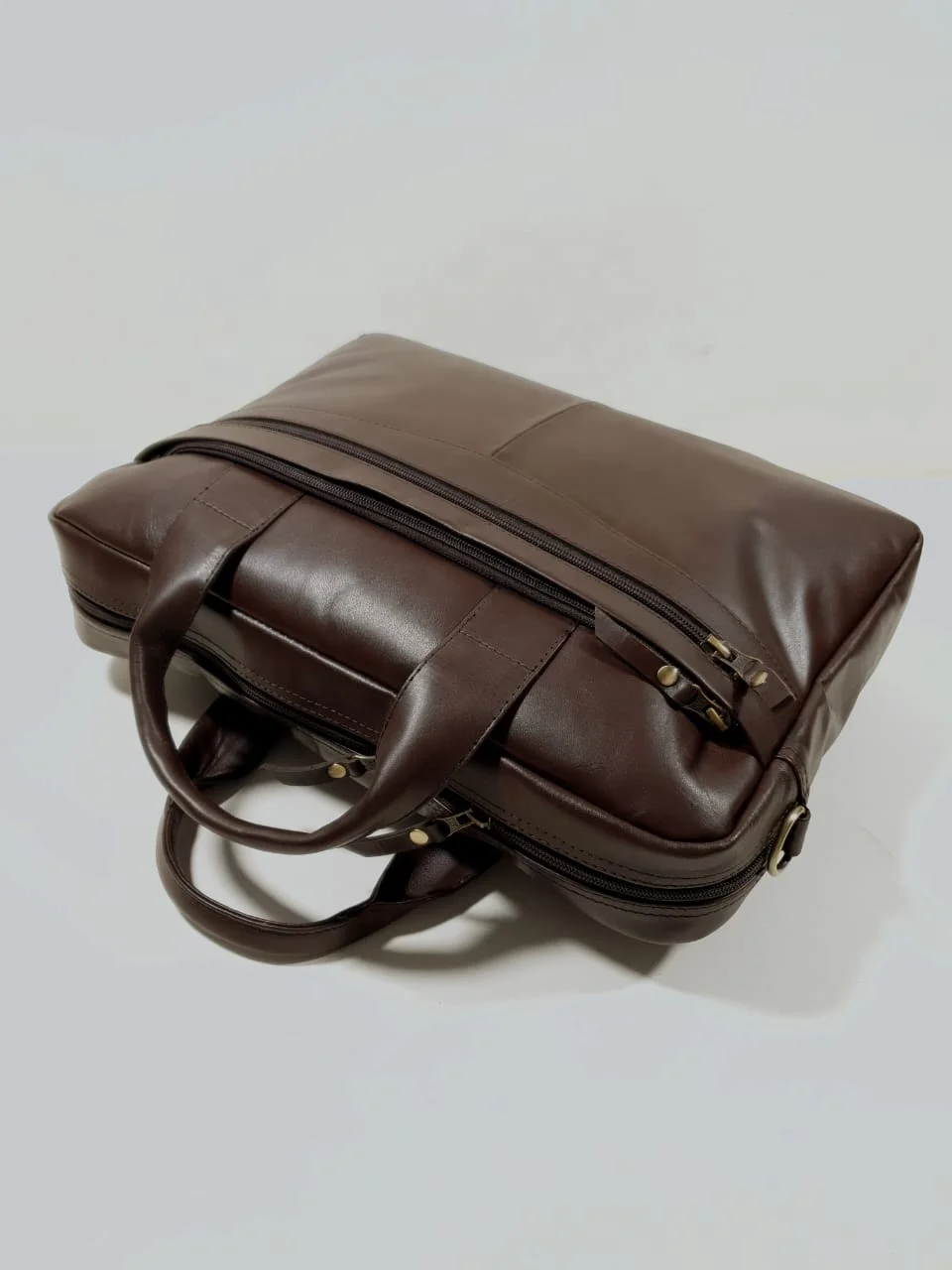 Mens Messenger Bag 15.6 Inch Waterproof Vintage Leather Waxed Canvas Briefcase Large Leather Laptop Bag Satchel Shoulder Bag