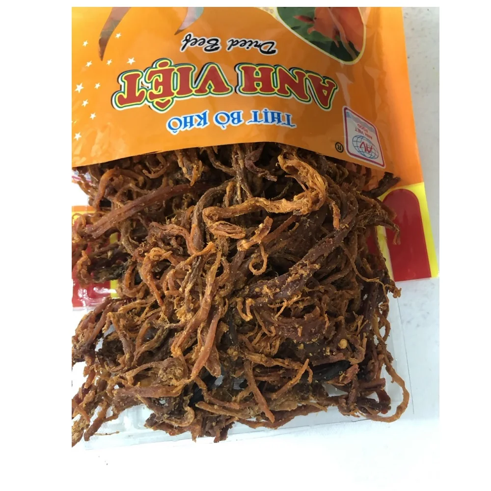 200 г острая вкусная сушеная говядина Yummy ручной работы МЯСНЫЕ ЗАКУСКИ с упаковкой для
