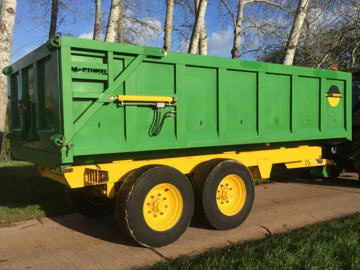 12 TON GRAIN TRAILER FOR TRACTOR VGC - Hydraulic Grain Trailer For Sale