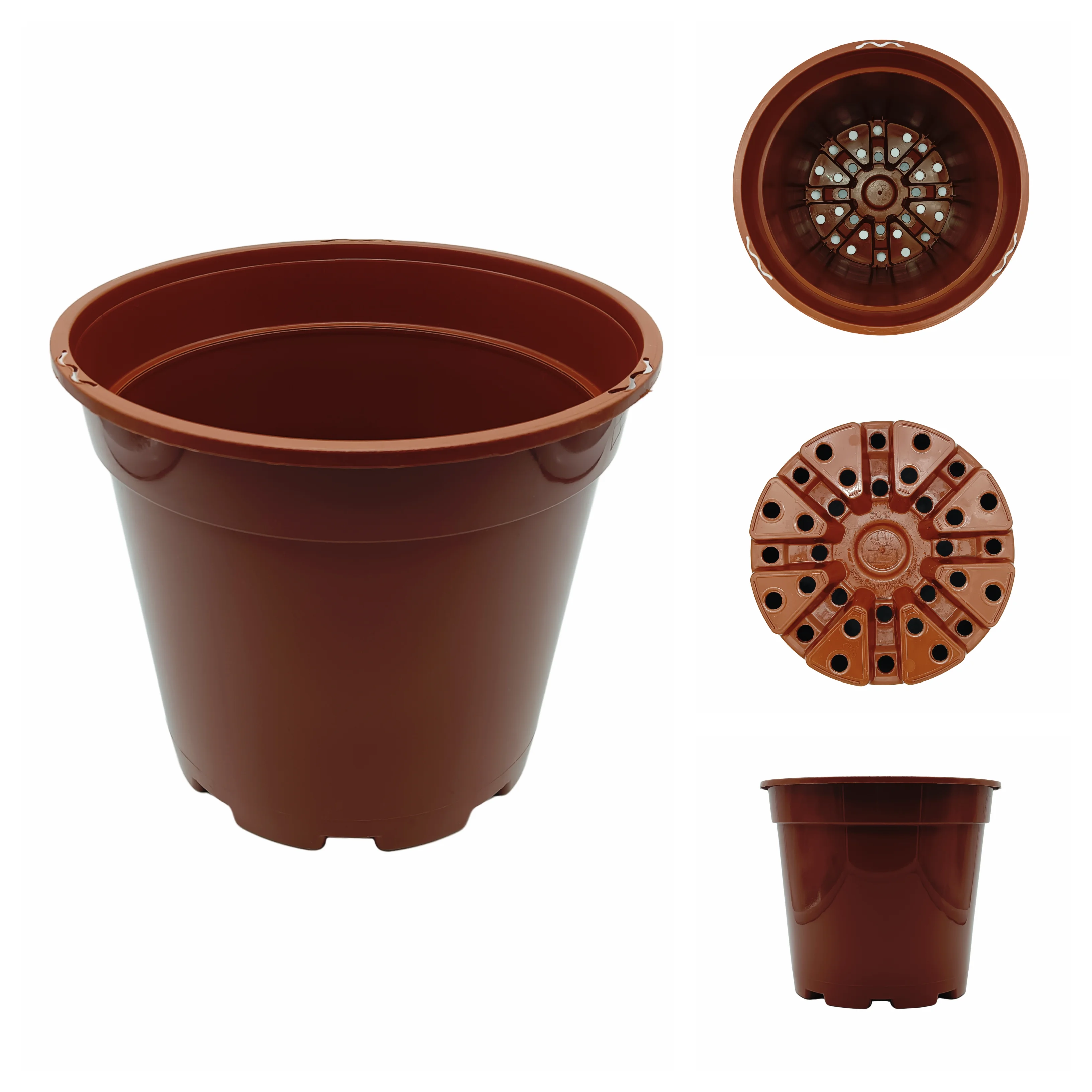 Wholesale Durable Plastic Nursery Pots Cultivation Series Plants and Flowers Injection Mold Different Gallon Various Colors