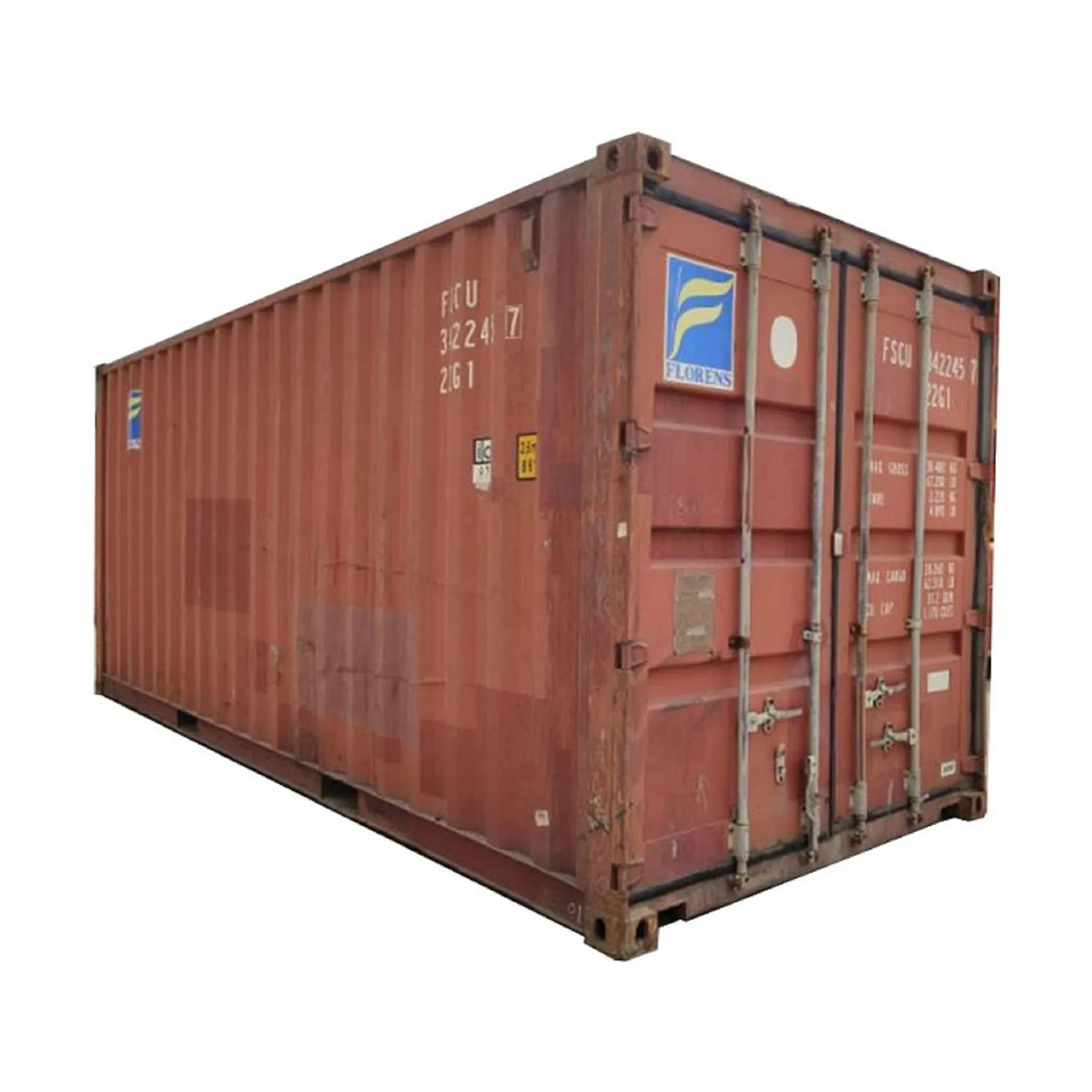 Used or Second Hand 80% new 40 foot high cube metal shipping container for sale