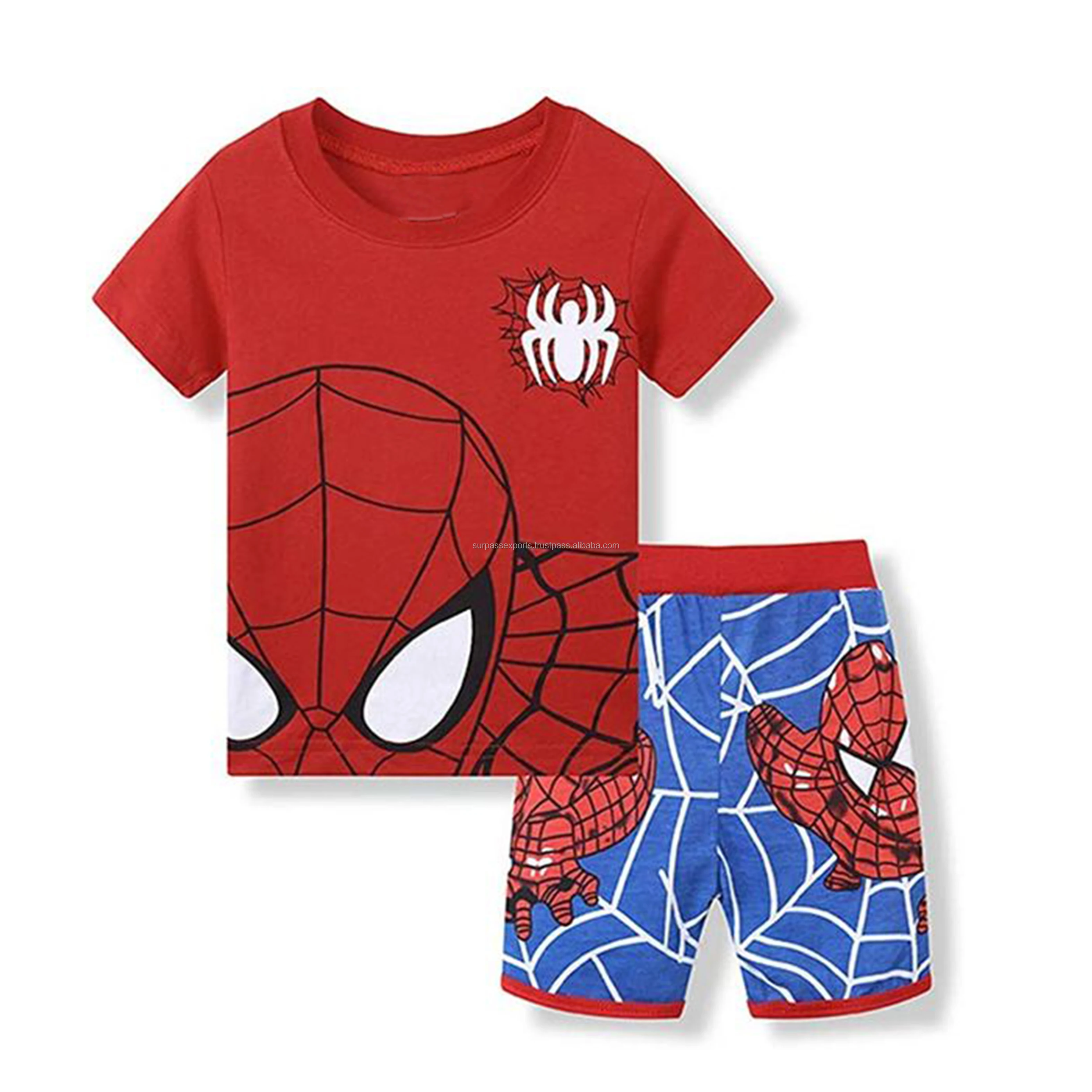 Custom Print Kids Clothing Set Wholesale  Pajama Set Manufacturer for Babies And Kids With GOTS Certificate