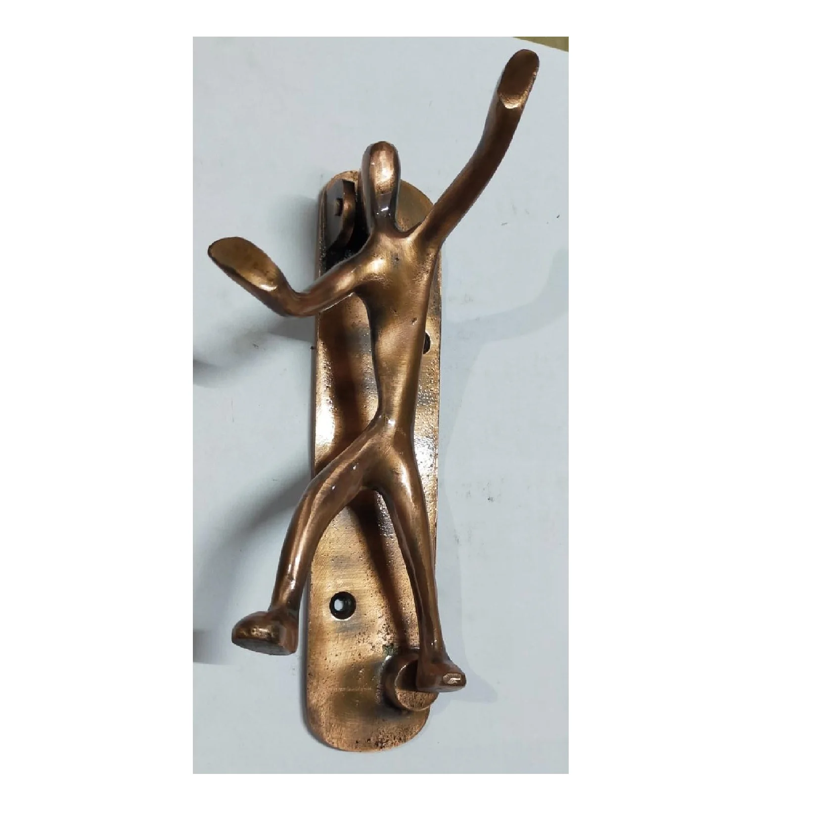Metal Man Head Pull Handle Ring Door Knocker
