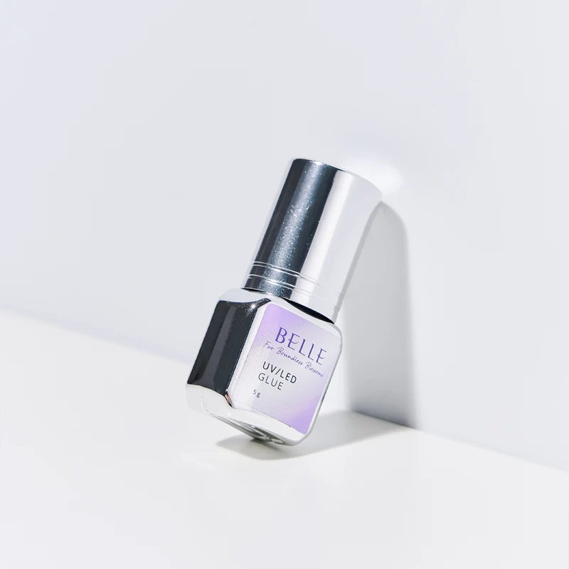 Клей BELLE UV/LED 5 г небольшое количество в циано латексе без глютена меньшее раздражение от 1 до 2 секунд 4-6