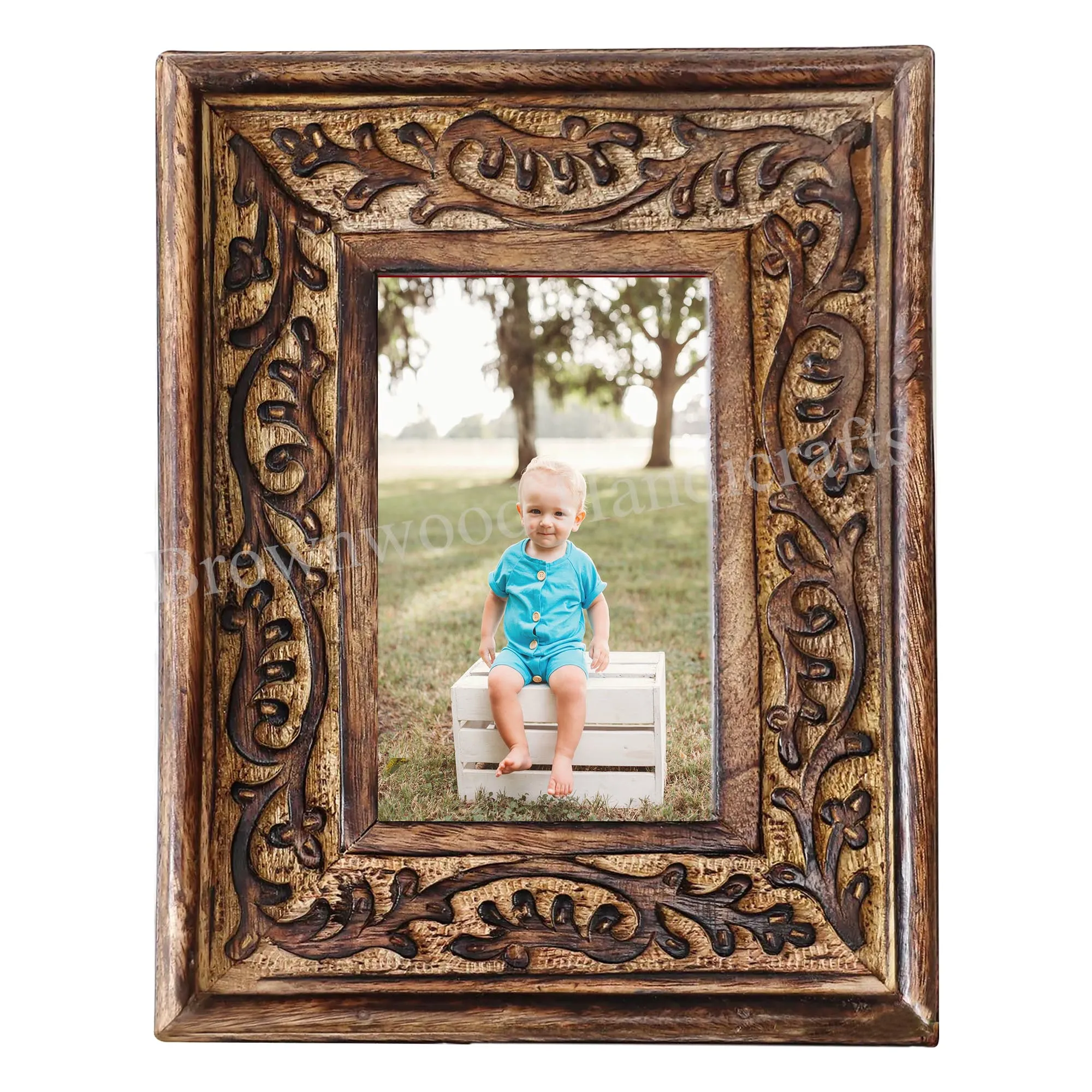 Mango Wood Picture Photo Frame Handmade Wooden Photo Frame 4x6 5x7 A4 A2 Indian Manufacturer & Exporter For Gifts & Decoration