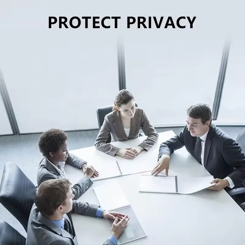 Transparent Opaque Office Decoration Pdlc Switchable Smart Dimming Film For Glass Privacy