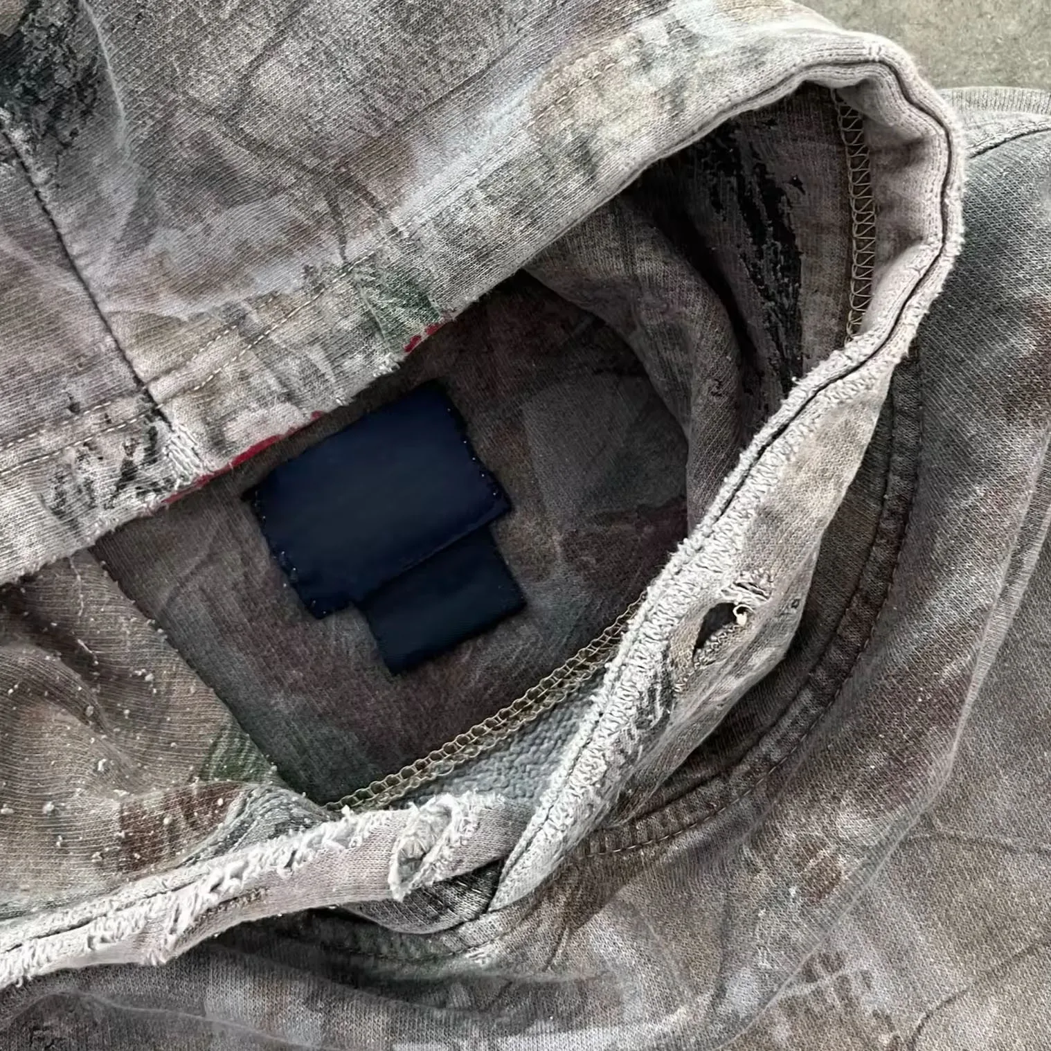 Vintage Printed Camouflage Hoodie For Men Custom Long Streetwear For Hunting Made With Logo Pattern For Winter Camo Hoodie