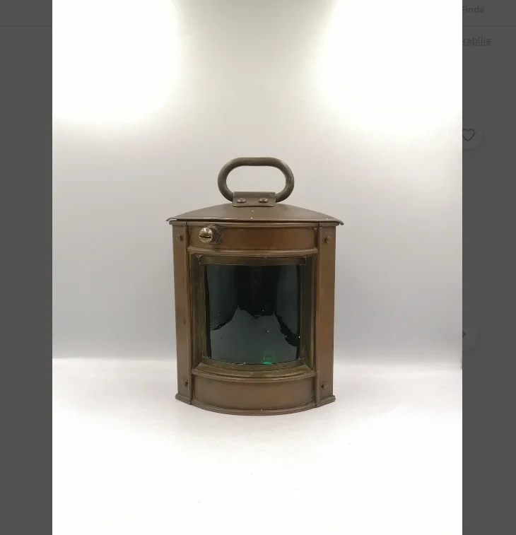Boat&Ship Lantern Naval Antique Shop  Rare Item Handmade Stand High Quality Lamp