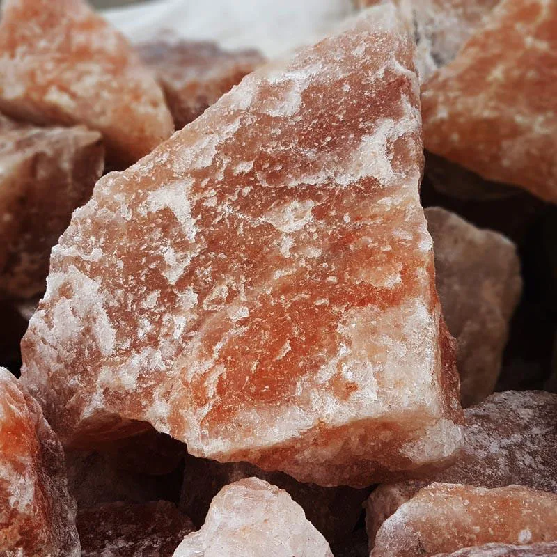 Rock Salt Chunks / Wedges / Hunks / Lumps Himalayan Natural Pink 2 to 5 Cm 25-50kg/bag Hand Made Top Grade Handmade f