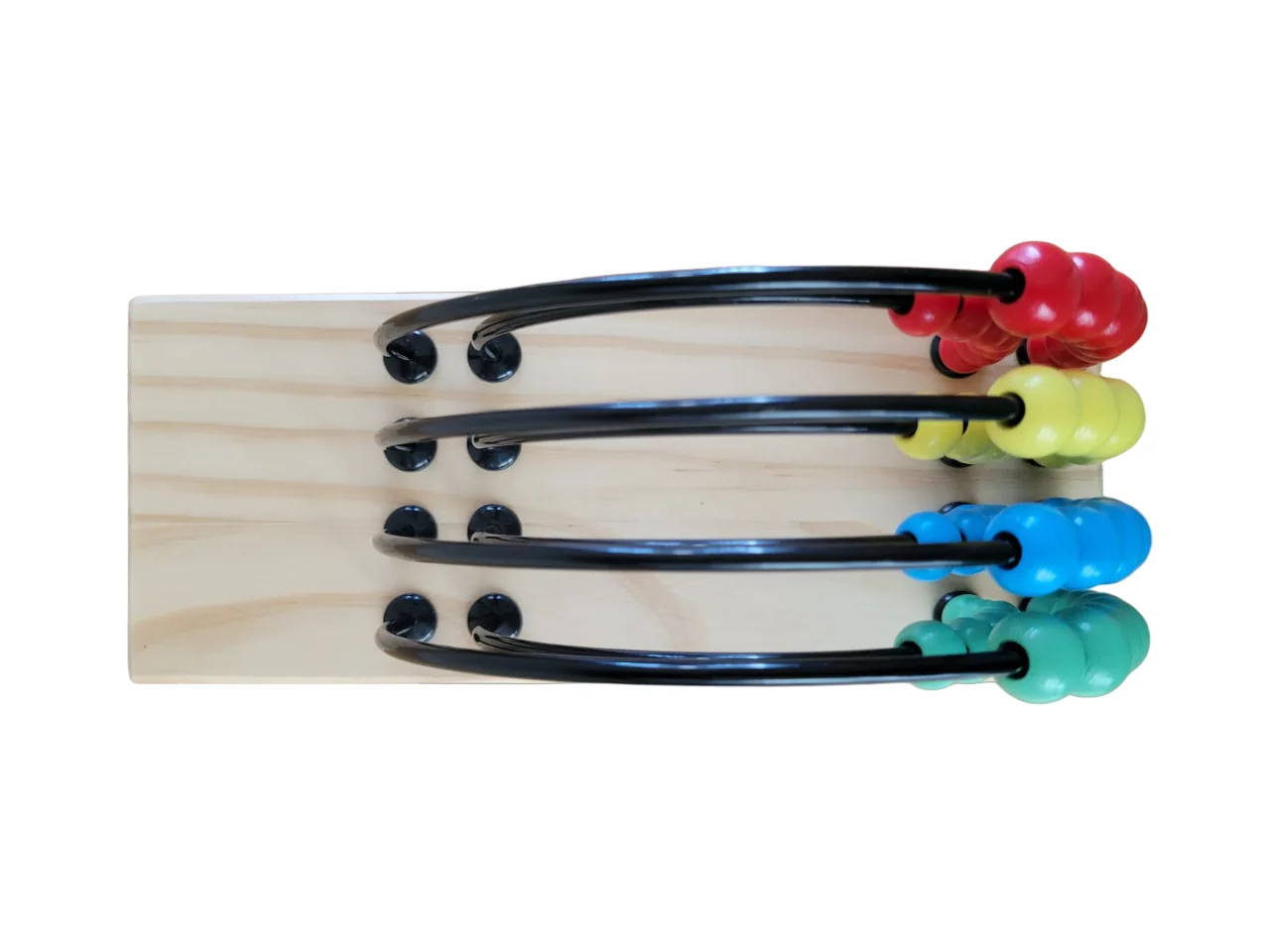 Customized Good Quality Rainbow Color Wooden Abacus Beads Counting Game Math Educational Toys