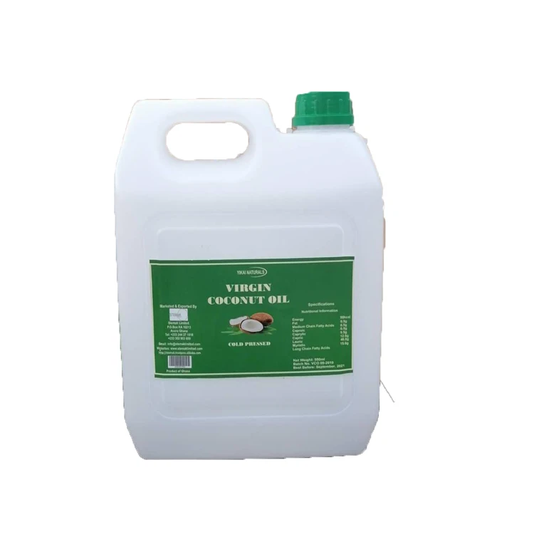 Organic Fractionated Extra Virgin Coconut Oil in Bulk for Cooking and Food Refined and Crude Processed