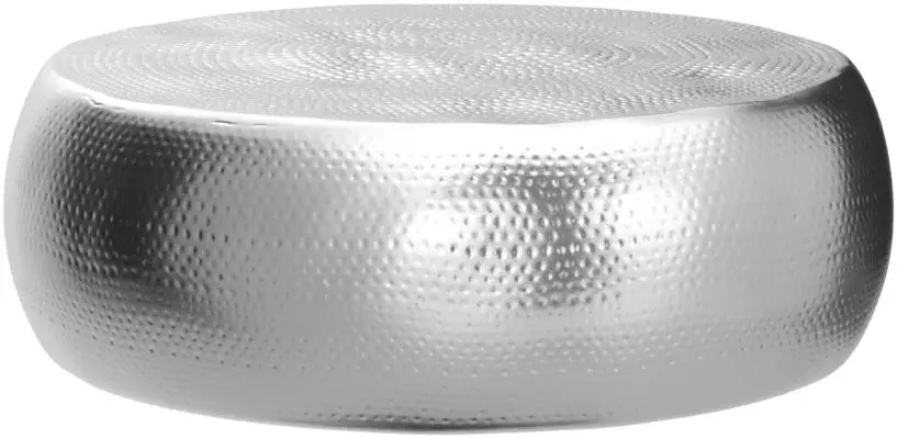 Cast Aluminium Table in Rough Nickel finish with Three Legs also Available in Mirror Polish Home Metal Furniture