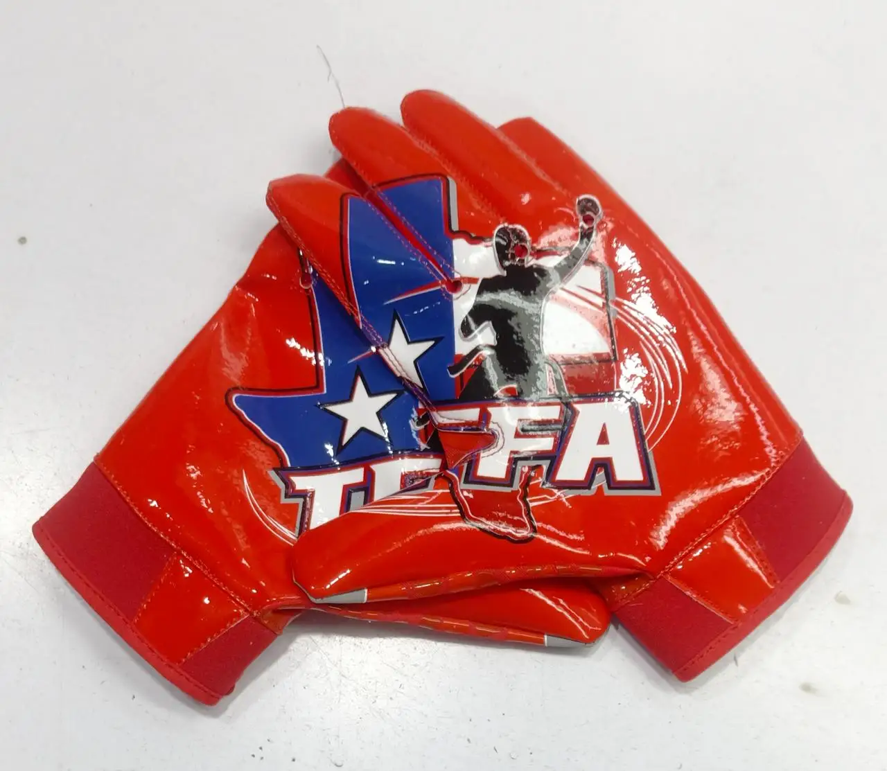 Breathable Heavy Duty American Football Gloves New Style American Football Gloves Sticky Palm Good Grip Higher Quality Gloves