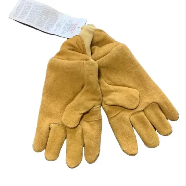 Custom Split Leather Fire Proof gloves Flame Resistant Gloves Fire fighting Rescue gloves