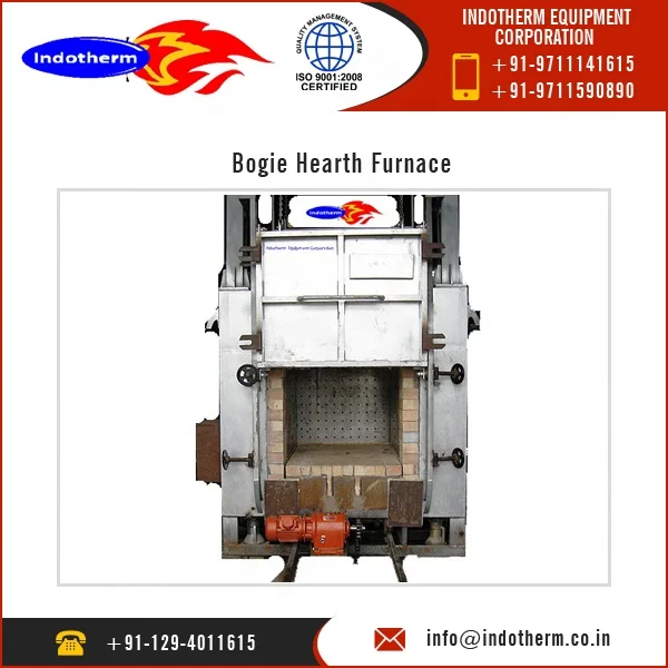 Bogie Hearth Furnace for Metal Tempering Electric Heat Treatment Full Fiber Vacuum Chamber Available at Convenient Price