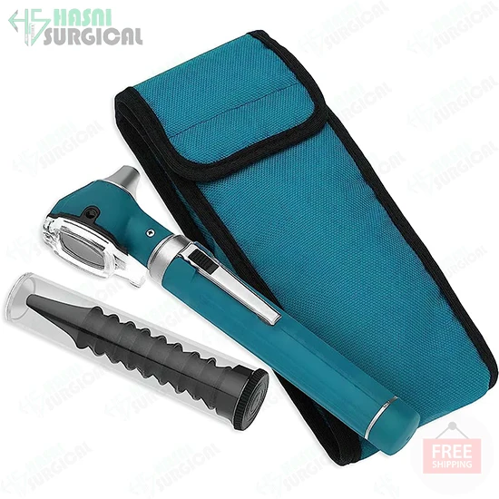 White led bulb light cold light high quality fiber optic otoscope and opthalmoscope examination diagnostic