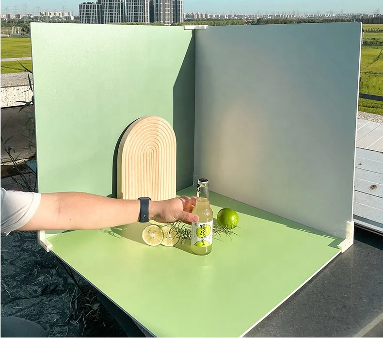 Wholesale Custom Instagram Flat Lay Photo Backdrop Boards With Marble Wood Background For Food Product Photography