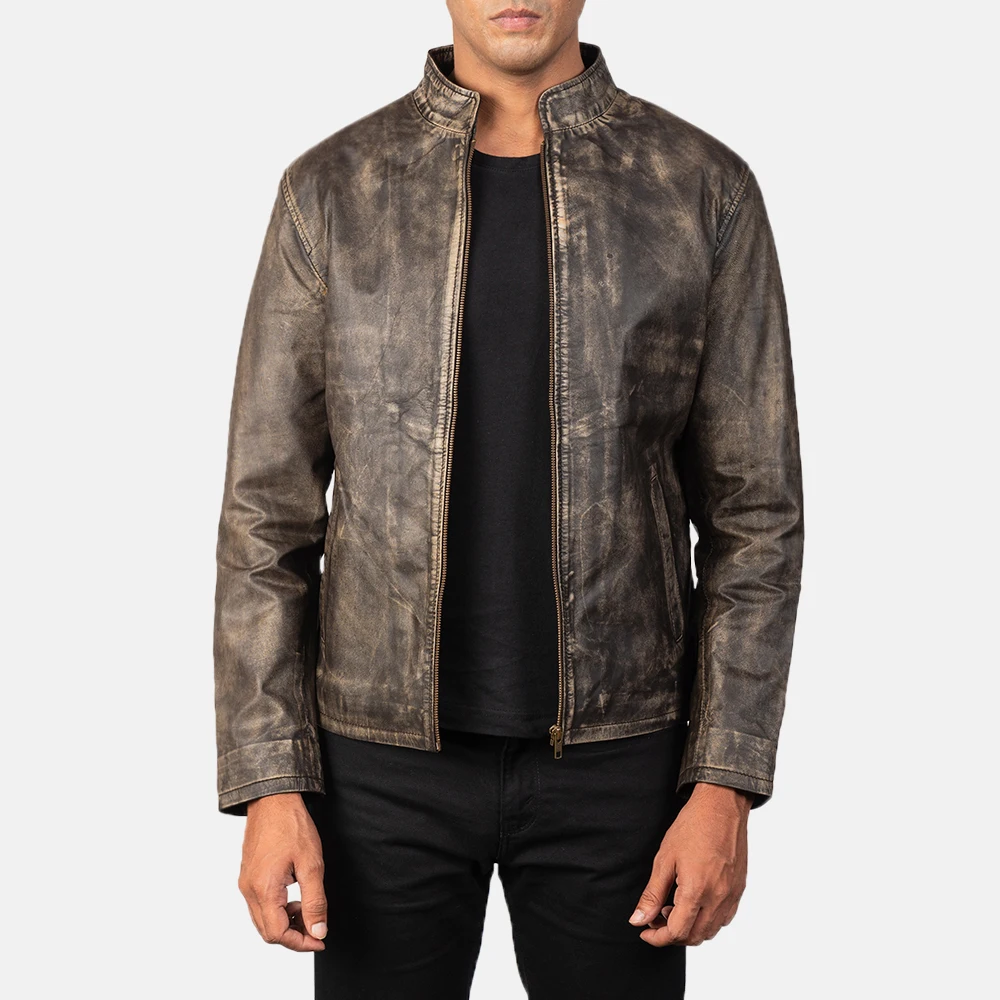 Most Popular Quality Custom Men Leather Jacket Pakistan Made Top Product 2023 Leather Jacket For Men