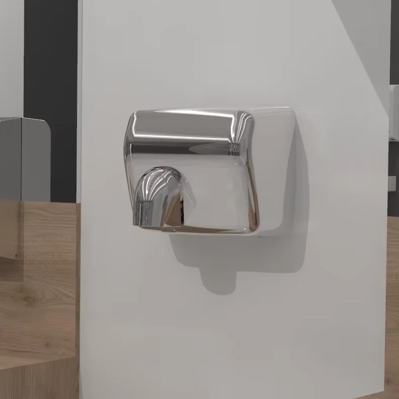 Автоматическая сушилка для рук с датчиком, высокопроизводительная электрическая сушилка для рук из нержавеющей стали, быстросохнущая