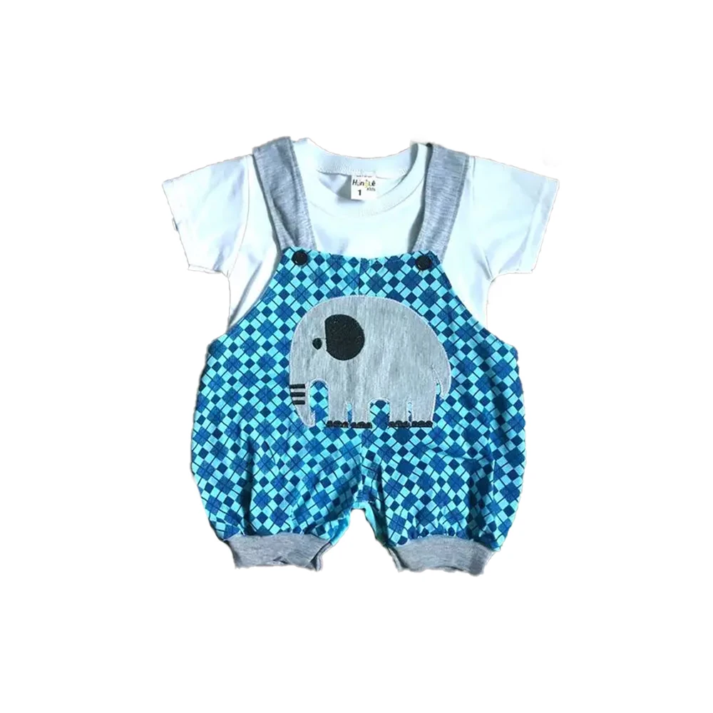 New romper for kids, Baby boy short clothes, cute kids wear with cute cartoon boy clothing set