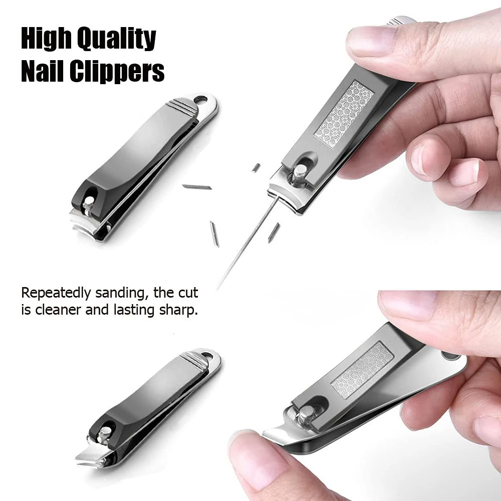 Manicure Set 8 In1 Nail Clipper Set Personal Care Professional Nail Care Kit Travel Accessories Manicure Tools Pedicure