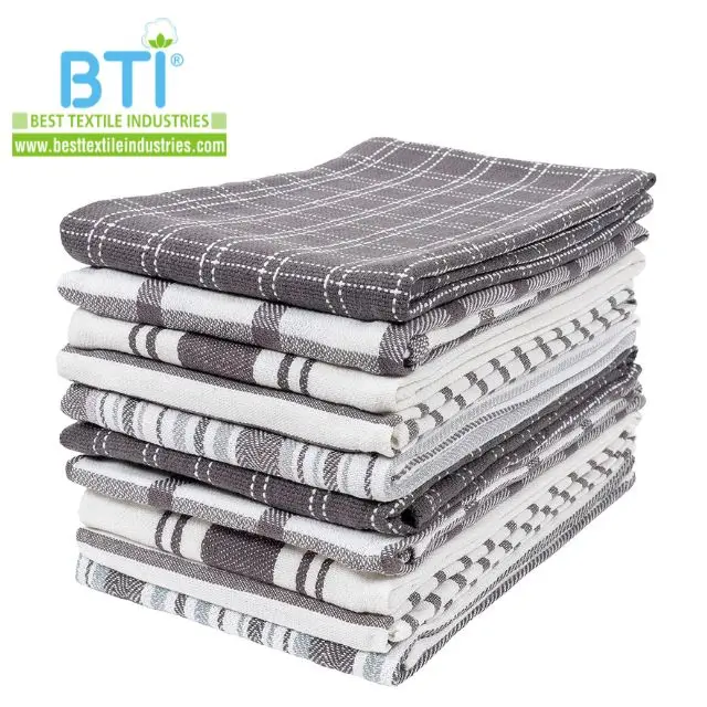 Кухонное полотенце 100% хлопчатобумажная ткань для чистки чайных полотенец