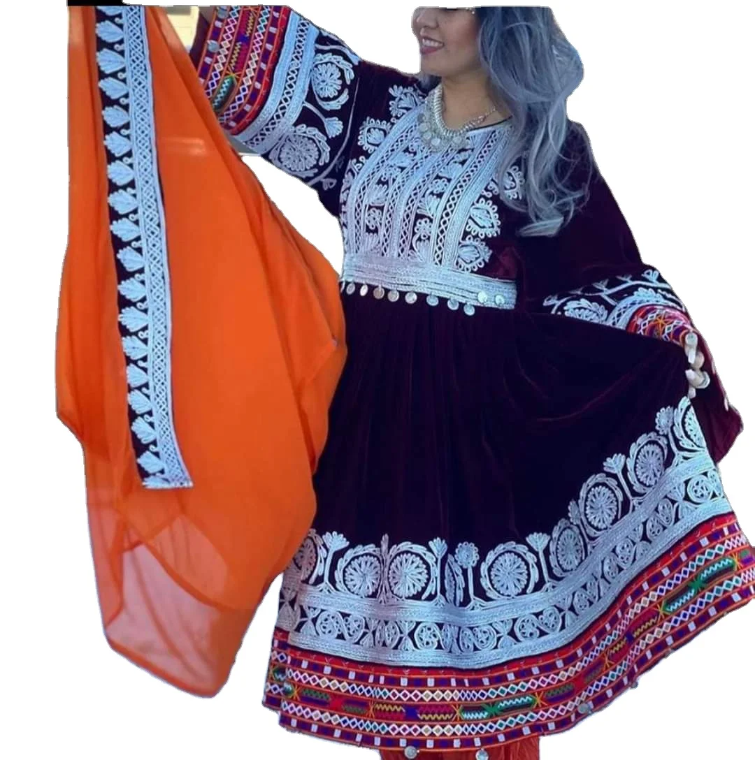 Kuchi afghani dress afghani suit ethnic Afghan traditional Kuchi suits tribal Afghanistan Dresses made in Pakistan