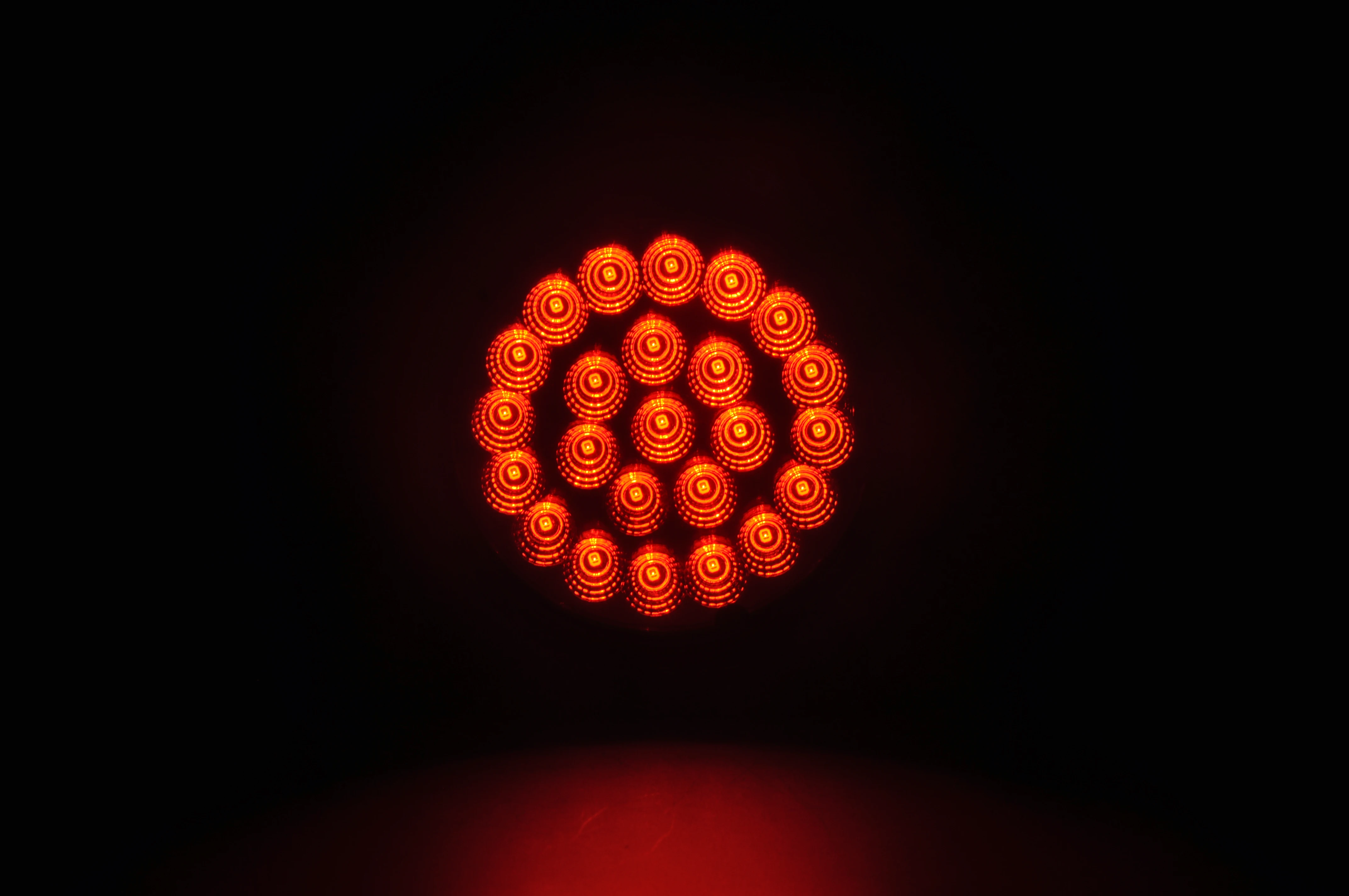 12v 24v Light Waterproof Red Round Truck Rear 4 Inch Led Tail Light Round Turn Tail Rear Light For Truck Trailer